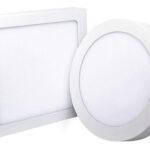 Lampara Led 24w Losa cuadrada/ redonda  Luz blanca O cálida  (30cm)