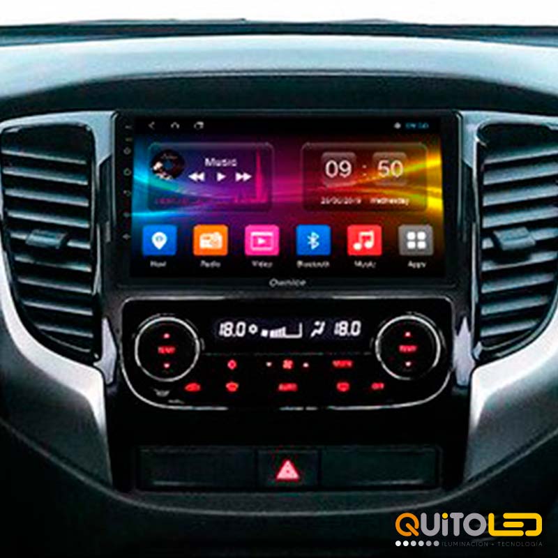 Radio Android con adaptador original para Mitsubishi