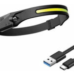 Linterna Led de cabeza recargable COB