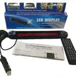 Letrero led programable para Auto 12v con Control remoto y ventosas