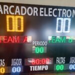 Marcador Electrónico Led con teclado o app Inalámbrica para  exterior 2×1.50