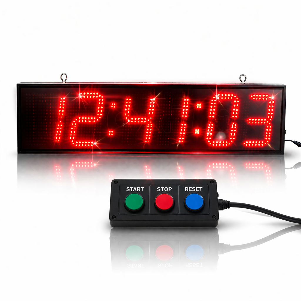 cronometro con botonera Cronometro Led 1x20 Inalámbrico con botonera - Imagen 1