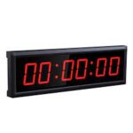 Reloj Led de pared y mesa 1mt  x 20 cm conexión directa 110v
