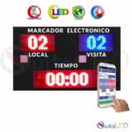 Marcador Electrónico Led Inalámbrico   1x60 Bluetooth sensores