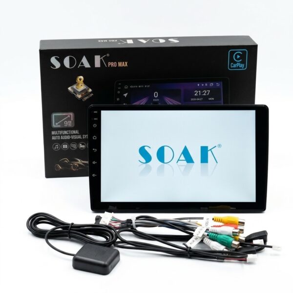 Radio Android 9 Pulgadas CarPlay 8GB RAM Android 17 Soak Promax | Quitoled